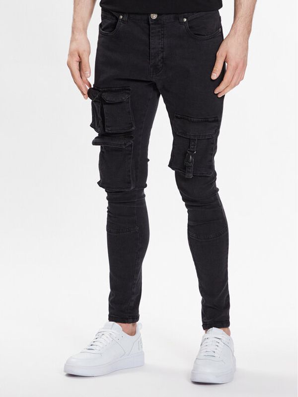 Brave Soul Brave Soul Дънки MJN-PERU Черен Slim Fit