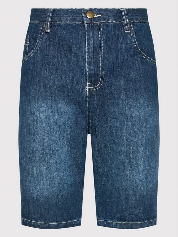 Brave Soul Brave Soul Дънкови шорти MSRT-UGANDA Тъмносин Skinny Fit