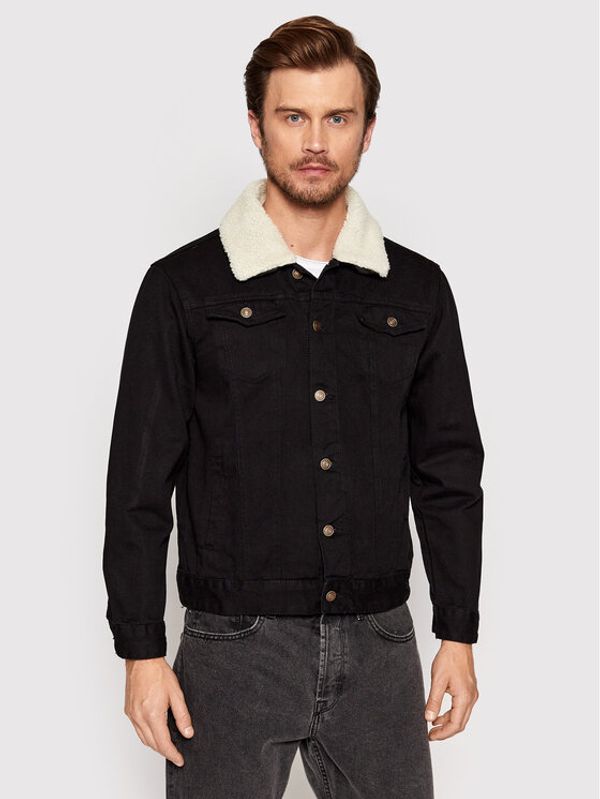 Brave Soul Brave Soul Дънково яке MJK-LARSON Черен Regular Fit