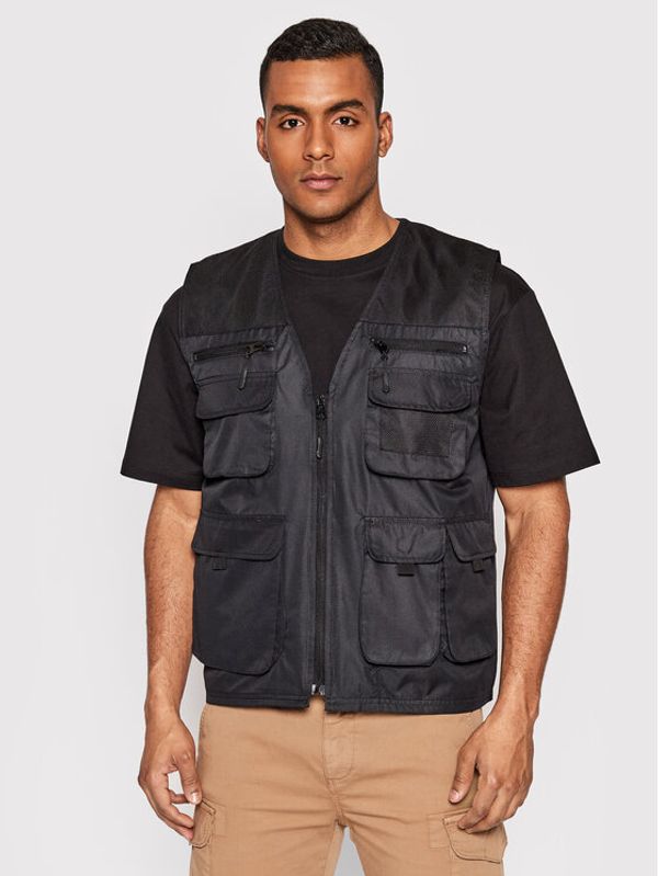 Brave Soul Brave Soul Елек MJK-MADDOX Черен Regular Fit