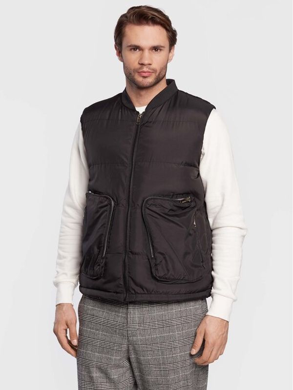 Brave Soul Brave Soul Елек MJK-ZAC Черен Regular Fit