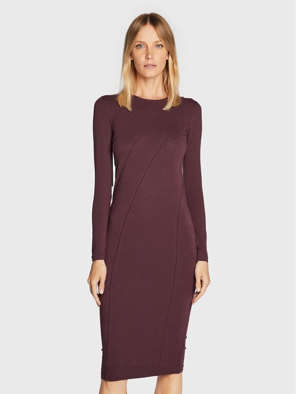 Brave Soul Brave Soul Ежедневна рокля LDRJ-149ELLA Виолетов Slim Fit