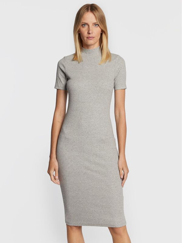 Brave Soul Brave Soul Ежедневна рокля LDRJ-544CHIOMA Сив Slim Fit