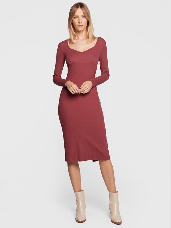 Brave Soul Brave Soul Ежедневна рокля LDRJ-544NANCY Бордо Regular Fit
