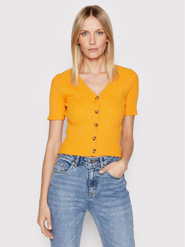 Brave Soul Brave Soul Кардиган LKC-273CLIMATE Оранжев Slim Fit