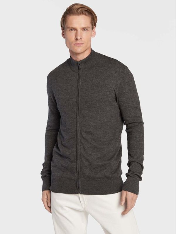 Brave Soul Brave Soul Кардиган MK-36BOXGROVE Сив Regular Fit