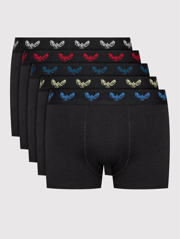 Brave Soul Brave Soul Комплект 5 чифта боксери MBX-451HARVEYB Черен