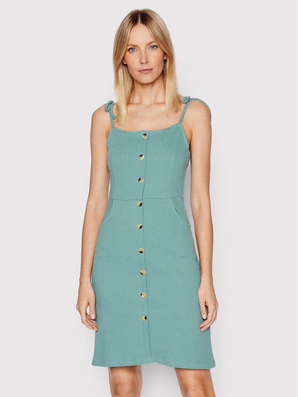 Brave Soul Brave Soul Лятна рокля LDRJ-36JOANNAPKC Зелен Slim Fit