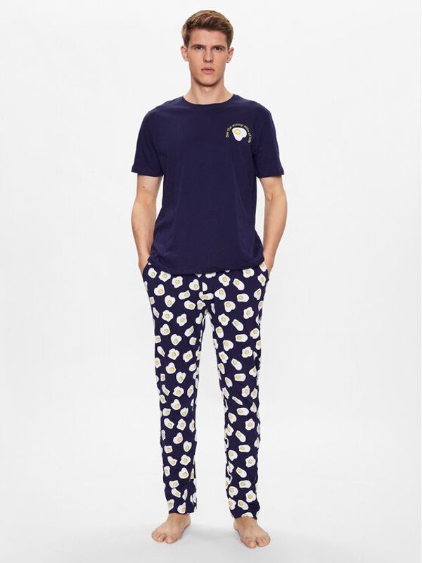 Brave Soul Brave Soul Пижама MLWS-149EGGS Тъмносин Regular Fit