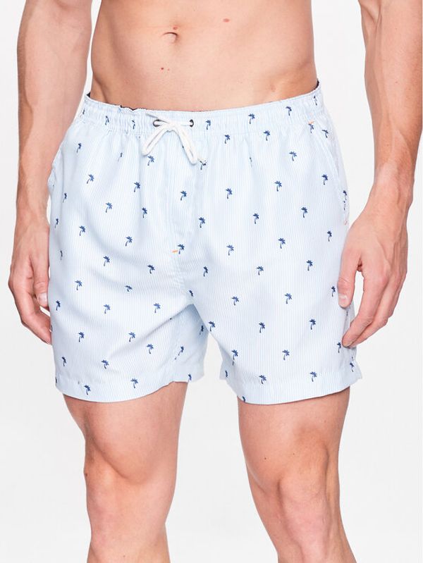 Brave Soul Brave Soul Плувни шорти MSRT-CAPRI Бял Regular Fit