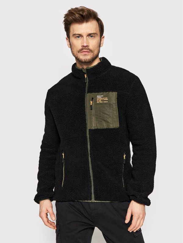 Brave Soul Brave Soul Полар MSS-580LITHIUM1 Черен Regular Fit