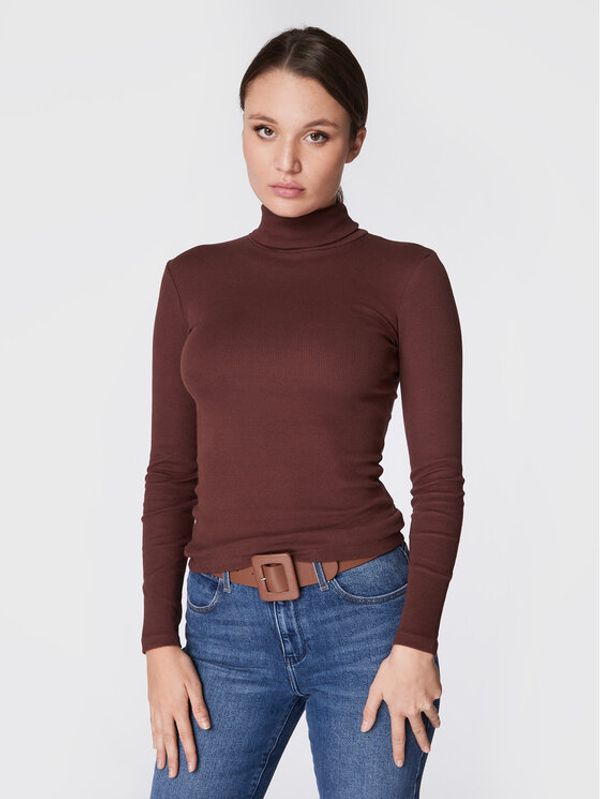 Brave Soul Brave Soul Поло LLT-69ADRIAN Кафяв Slim Fit