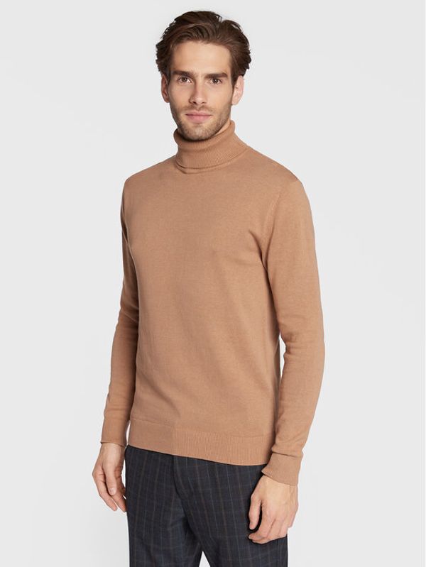 Brave Soul Brave Soul Поло MK-23HUME2 Бежов Regular Fit