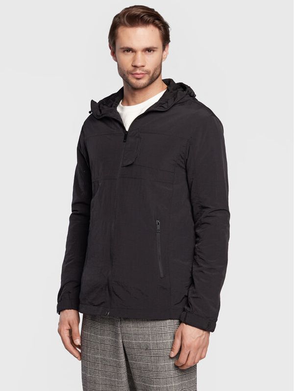 Brave Soul Brave Soul Преходно яке MJK-CASTLEFORDBL Черен Regular Fit