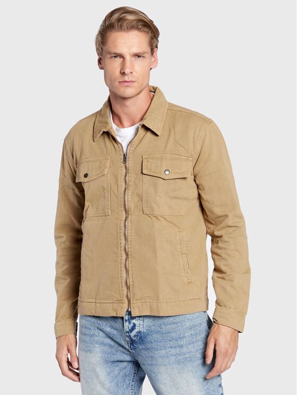 Brave Soul Brave Soul Преходно яке MJK-HARRY Кафяв Regular Fit