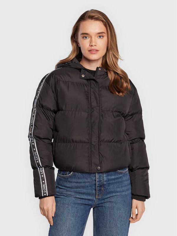 Brave Soul Brave Soul Пухено яке LJK-KARENTAPE Черен Regular Fit