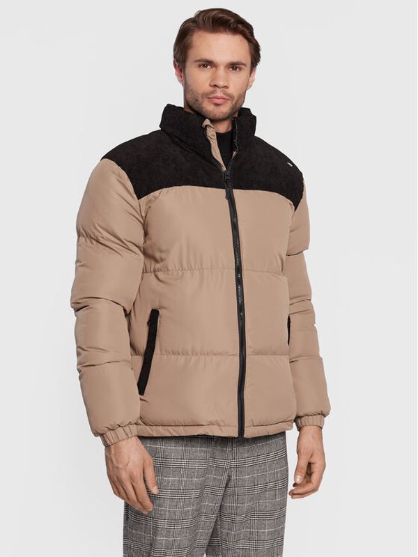 Brave Soul Brave Soul Пухено яке MJK-DAVISCORDS Бежов Regular Fit