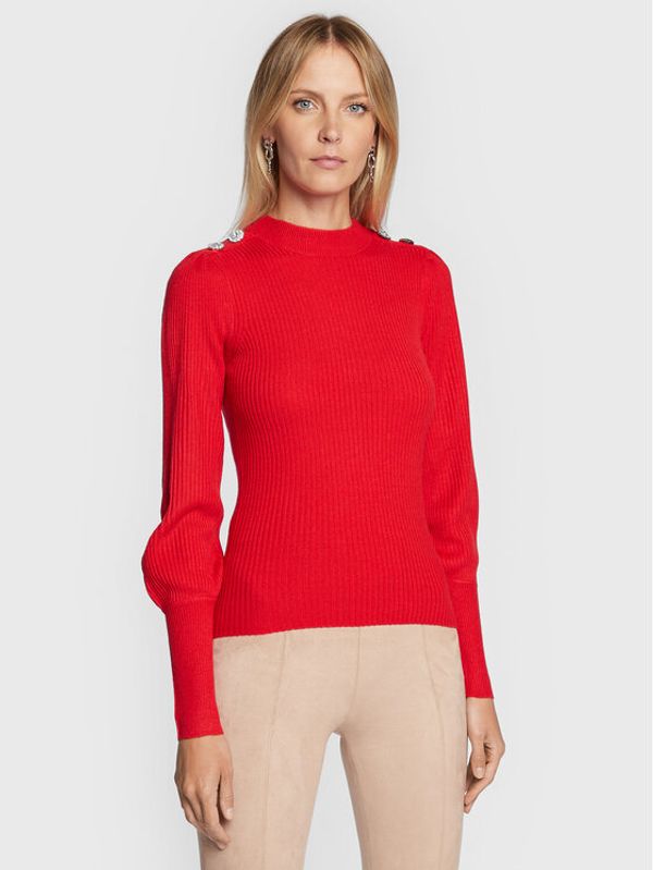 Brave Soul Brave Soul Пуловер LK-248GEM Червен Slim Fit