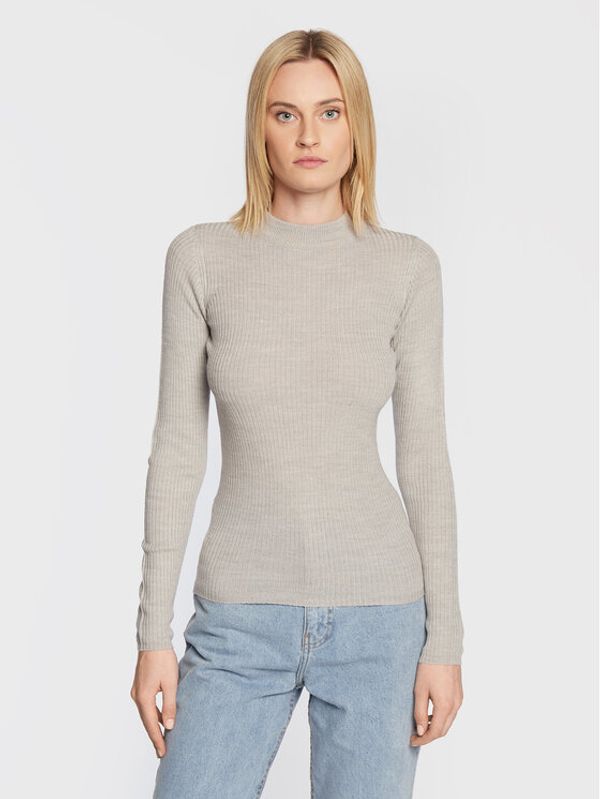 Brave Soul Brave Soul Пуловер LK-248RIGBYG Сив Slim Fit