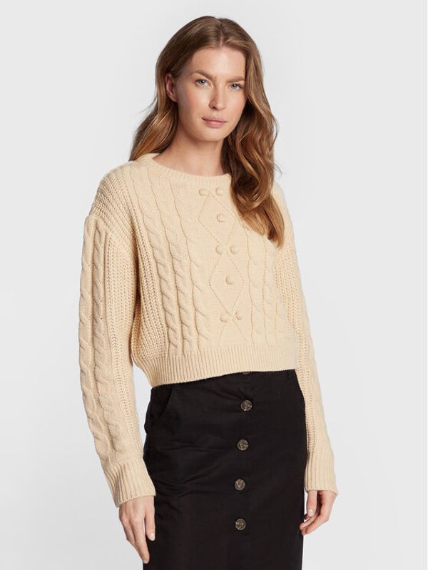 Brave Soul Brave Soul Пуловер LK-286SIMMYA Бежов Regular Fit