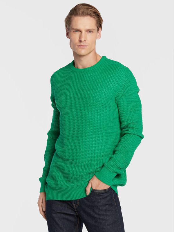 Brave Soul Brave Soul Пуловер MK-162SLOVAK1 Зелен Regular Fit
