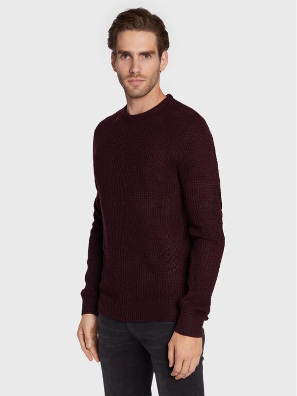 Brave Soul Brave Soul Пуловер MK-162SLOVAKU Бордо Regular Fit