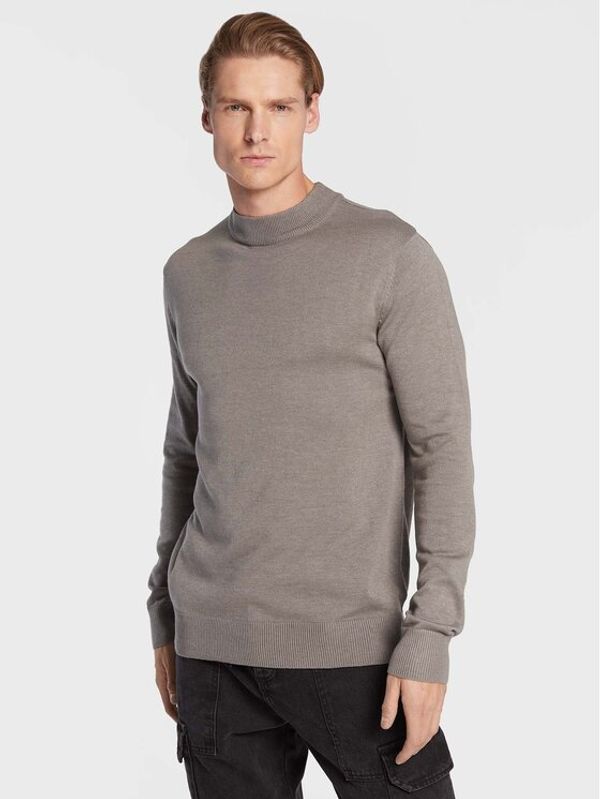 Brave Soul Brave Soul Пуловер MK-181TURTLES Сив Regular Fit