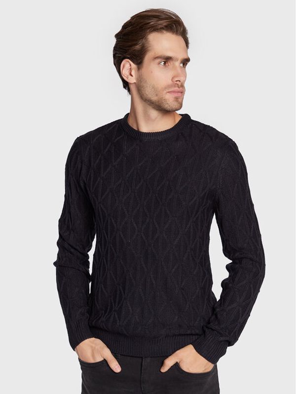 Brave Soul Brave Soul Пуловер MK-248BARSON Тъмносин Regular Fit