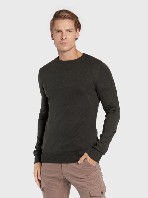 Brave Soul Brave Soul Пуловер MK-279PARSEC1 Зелен Regular Fit