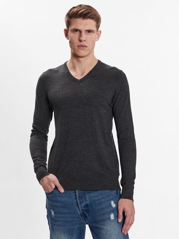 Brave Soul Brave Soul Пуловер MK-36BRAMBER Сив Regular Fit