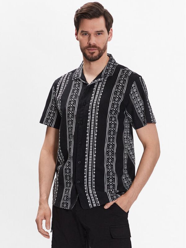 Brave Soul Brave Soul Риза MSH-48ARGYLE Черен Regular Fit