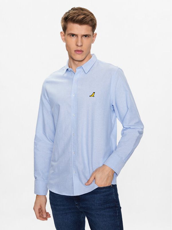 Brave Soul Brave Soul Риза MSH-69CLAUDIAN Син Regular Fit