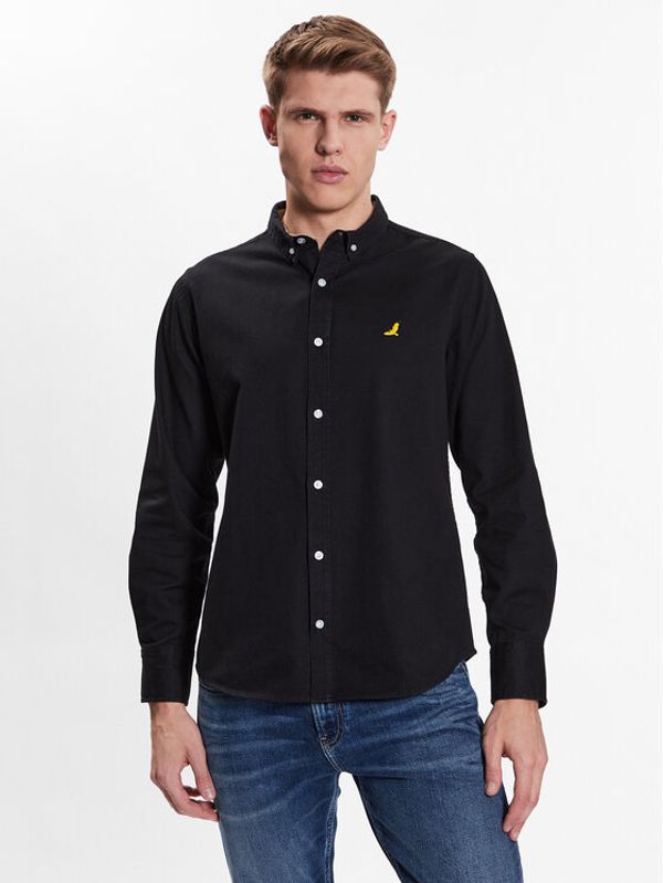 Brave Soul Brave Soul Риза MSH-69GRAYD Черен Regular Fit