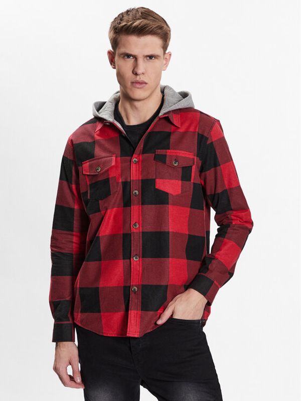 Brave Soul Brave Soul Риза MSH-69INGARO Червен Regular Fit