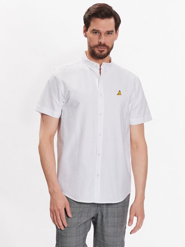 Brave Soul Brave Soul Риза MSH-69NERO Бял Regular Fit