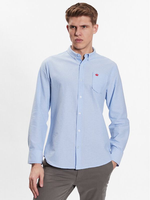 Brave Soul Brave Soul Риза MSH-69POMPEIIC Син Regular Fit