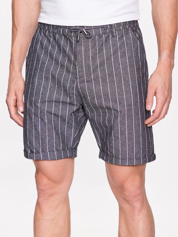 Brave Soul Brave Soul Шорти от плат MSRT-ALASKA Сив Regular Fit