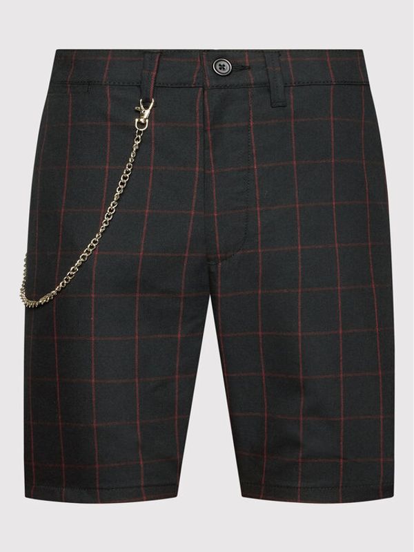 Brave Soul Brave Soul Шорти от плат MSRT-CHESTER Черен Regular Fit