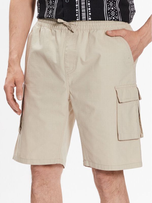 Brave Soul Brave Soul Шорти от плат MSRT-DORONRIPSTN Екрю Regular Fit