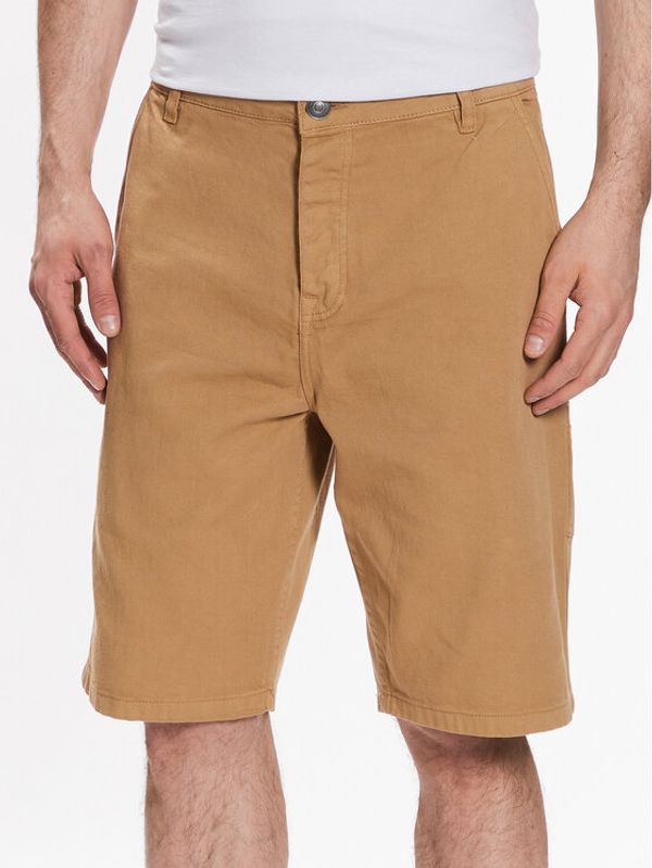 Brave Soul Brave Soul Шорти от плат MSRT-OVAL Сребрист Regular Fit