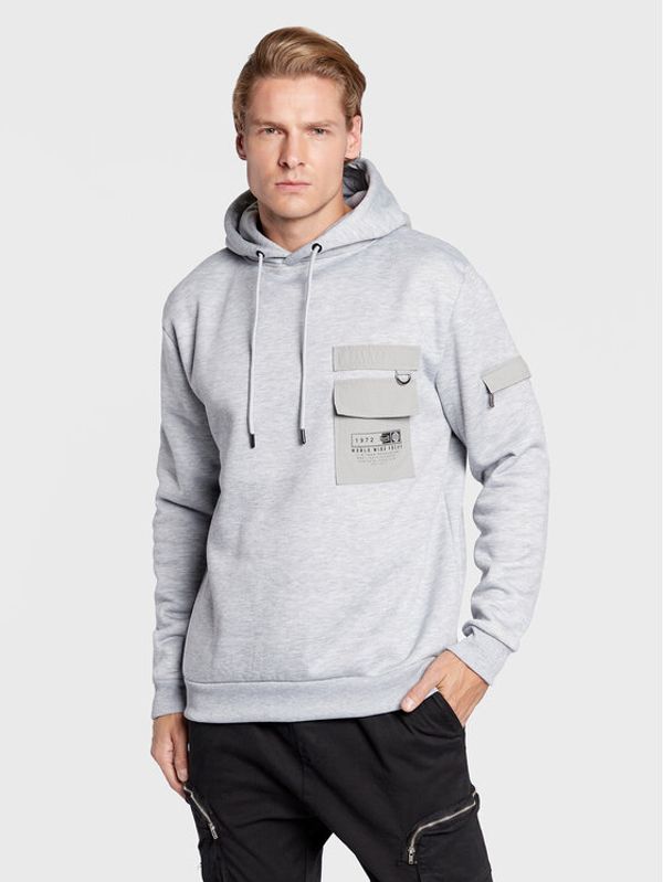 Brave Soul Brave Soul Суитшърт MSS-516CHELSEA Сив Regular Fit