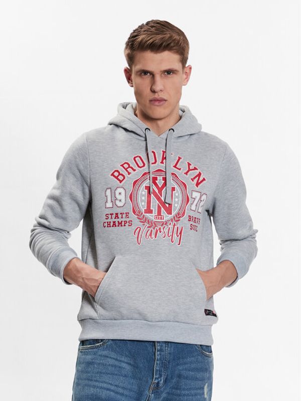 Brave Soul Brave Soul Суитшърт MSS-614SANDBROOK Сив Regular Fit