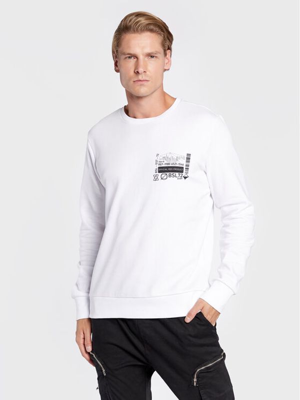 Brave Soul Brave Soul Суитшърт MSS-69SAMWELL Бял Regular Fit