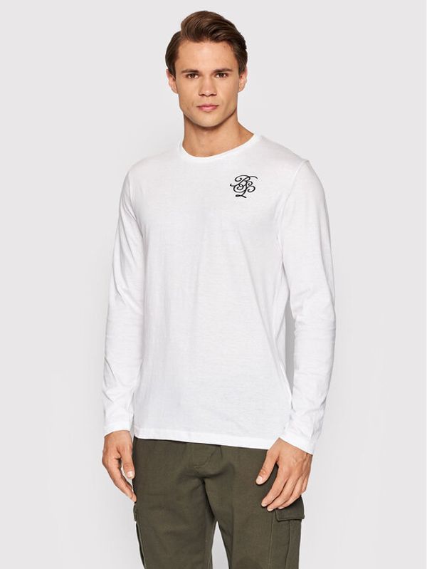 Brave Soul Brave Soul Тениска с дълъг ръкав MLT-69MANNI Бял Regular Fit