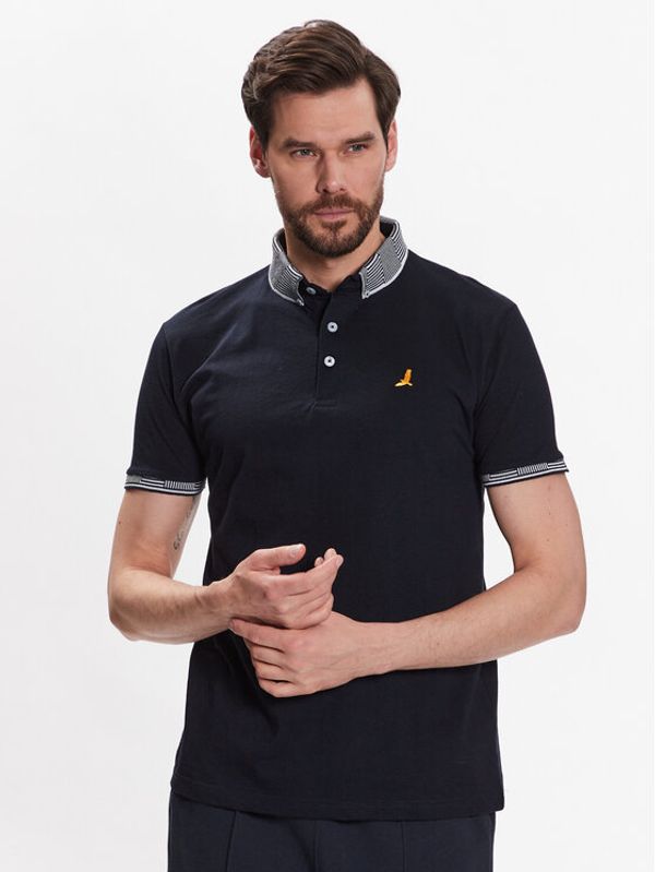 Brave Soul Brave Soul Тениска с яка и копчета MPS-131GLOVER Бял Regular Fit