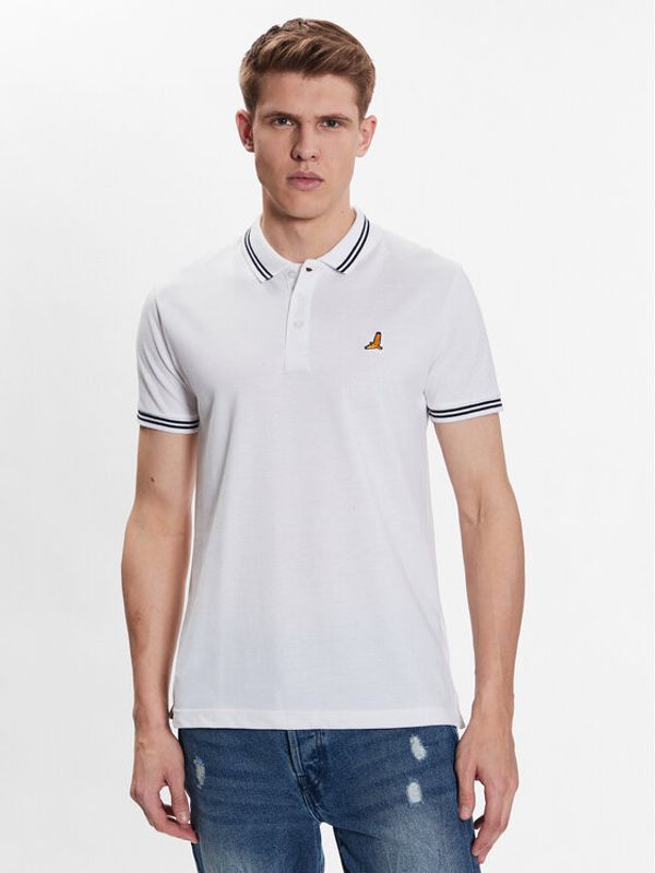 Brave Soul Brave Soul Тениска с яка и копчета MPS-131KANOHB Червен Regular Fit