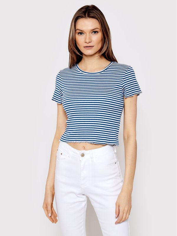 Brave Soul Brave Soul Тишърт LTS-69SADIE Тъмносин Slim Fit