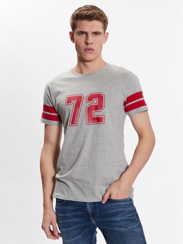 Brave Soul Brave Soul Тишърт MTS-149ALFARO Сив Regular Fit
