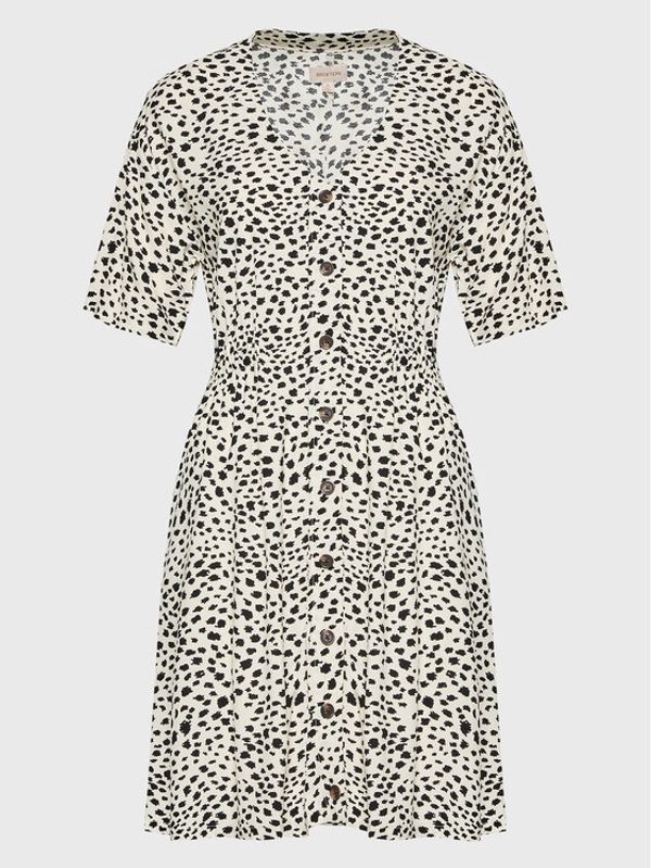 Brixton Brixton Ежедневна рокля Cheetah 04846 Бежов Regular Fit