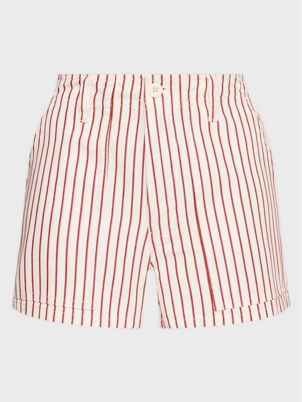 Brixton Brixton Шорти от плат Vancouver 4825 Бял Regular Fit